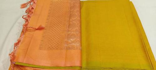SOFT SILK SAREE WITH BLOUSE